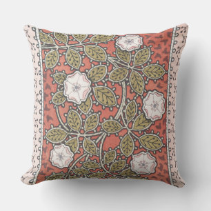 Wilde Roos Kunst Illustratie Bloem Vintage Buitenkussen