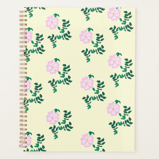 Wilde Roos Vloer Planner (Voorkant)