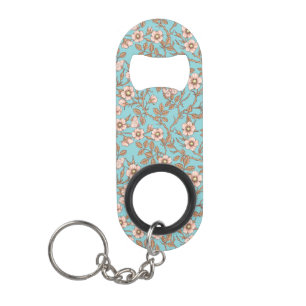 Wilde rozen en vlinders /roze/ bruin/zwembad mini flessenopener