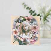 WILDE ROZEN EN ZEESCHELLEN SCHAKELEN 16 FOTO-TEMPL KAART (Staand voorkant)