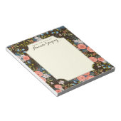 Wilde Rozen Floral Garden - Aangepaste Blocnote (Schuin)