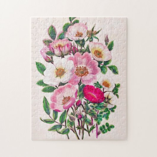 Wilde Rozen Legpuzzel (Verticaal)