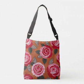 Wilde Rozen Schoudertas Crossbody Tas