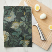 Wilde Rozen van Vincent van Gogh Theedoek (Quarter Fold)