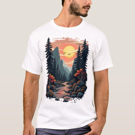 Wilde rust t-shirt (Voorkant)