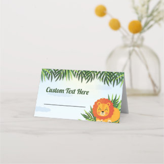 Wilde Safari Jungle Thema Dier Leeuw