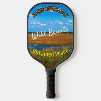 Wilde Schoonheid Ongetemde Vrede Everglades Schild Pickleball Paddle