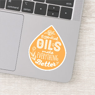 Wilde Sinaasappel die de essentie van de olievalk  Sticker