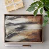 Wilde Sinaasappel- en witte tijgerstrepen Tissuepapier (Geschenk)