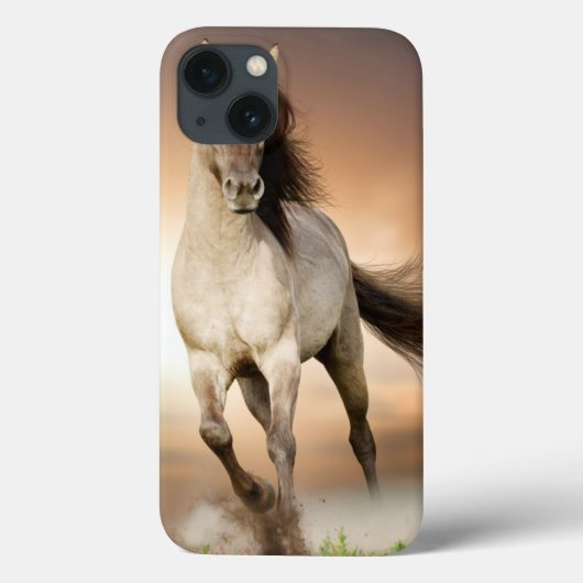 Wilde Stallion op zonsondergang Case-Mate iPhone Case (Achterkant)