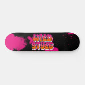 Wilde Stijlroze graffiti-schildpad Skateboard (Horizontaal)