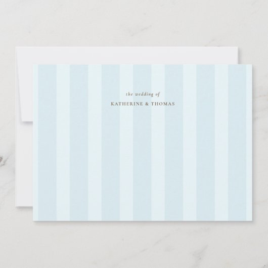 Wilde strand omheining oceaangestreepte bruiloftsm (Achterkant)