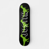 Wilde T rex dinosaur aangepast skateboard (Voorkant)