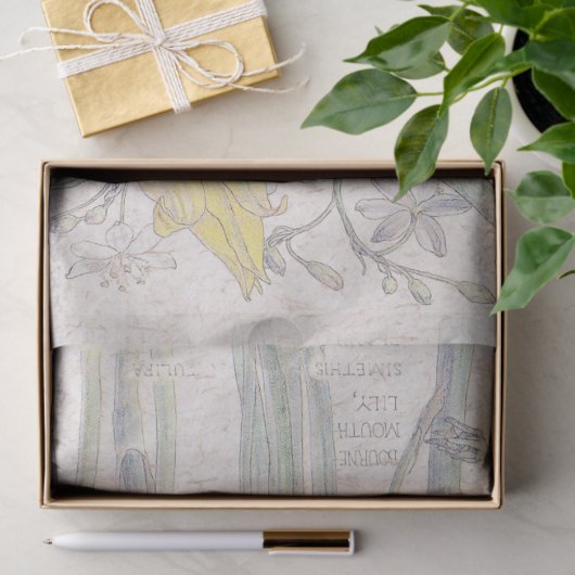 Wilde tapbloemen, in het wild levende bloemen tissuepapier (Geschenk)