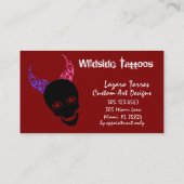 Wilde Tattoos Visitekaartjes (Achterkant)