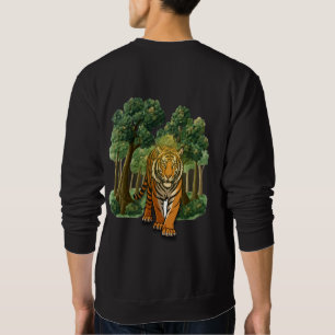“Wilde tijger in het bos – Natuurlijk junglelicht” Trui