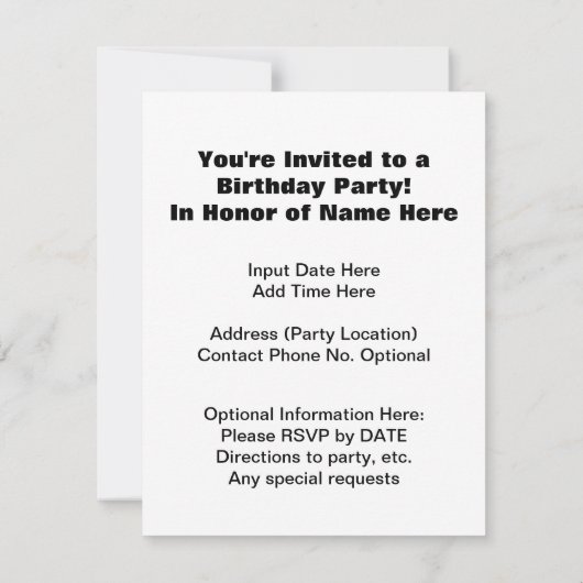 Wilde tijger in zwart-wit kaart (Achterkant)