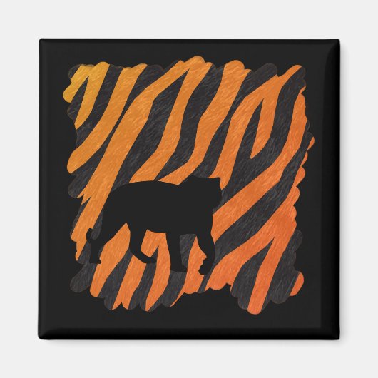 Wilde Tijger Magneet (Voorkant)