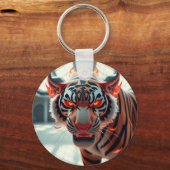 Wilde Tijger Sleutelhanger (Voorkant)