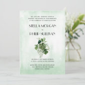 Wilde tropische naaldbomen kaart (Staand voorkant)