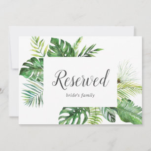Wilde tropische palm Gereserveerd