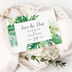 Wilde tropische palm sparen het Briefkaart van de 