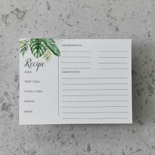Wilde tropische palm Vrijgezellenfeest Recipende K Briefkaart