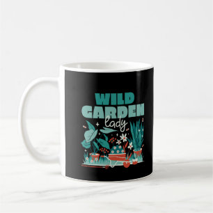 WILDE TUIN DAME LIEF TUIN MET PLANTEN KOFFIEMOK