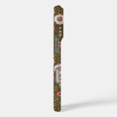 Wilde tuin op koffiebruin Case-Mate iPhone case (Achterkant / Rechts)