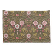 Wilde tuin op koffiebruin kussensloop (Achterkant-Rechts)