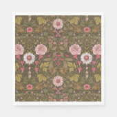 Wilde tuin op koffiebruin servet (Voorkant)