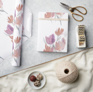 Wilde tulpen cadeaupapier