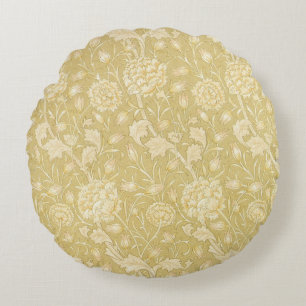 Wilde tulpen van William Morris, Vintage Bloemen K Rond Kussen