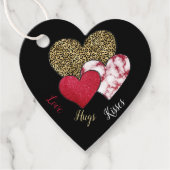 Wilde valentijn bedankjes labels (Voorkant)