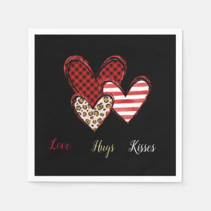 Wilde valentine servetten