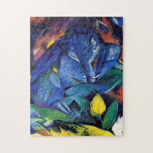 Wilde varkens Boar en zeug van Franz Marc Legpuzzel