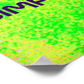 Wilde ventilator houdt het eenvoudige poster (Hoek)