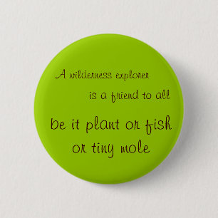 Wilde verkenner ronde button 5,7 cm