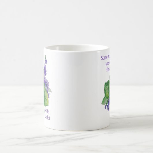 Wilde Violet Flower Sommigen zien Wezenofferte Koffiemok (Center)