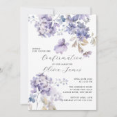 Wilde Viooltjes Bevestiging Kaart (Voorkant)