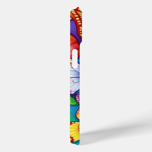 Wilde vliegende vlinders Case-Mate iPhone case (Achterkant / Rechts)