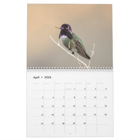 Wilde vogelkalender 2018 kalender (Apr 2026)