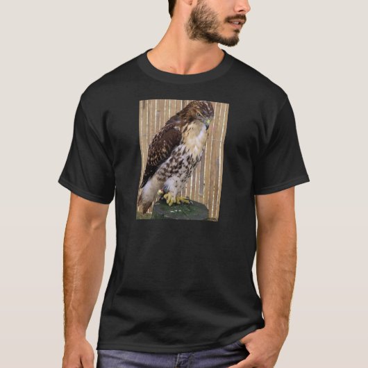 Wilde vogels: Red-Tailed Hawk T-shirt (Voorkant)