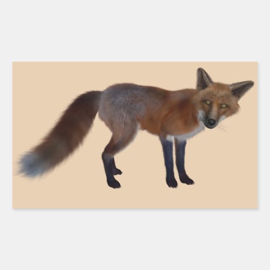 Wilde vos stickers (Voorkant)