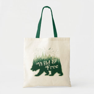 Wilde & Vrije Beer Bos Natuur Vintage Tote Bag
