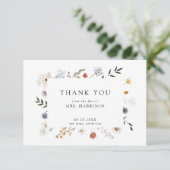 Wilde Vrijgezellenfeest Hartelijk dank Bedankkaart (Staand voorkant)