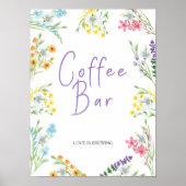 Wilde Vrijgezellenfeest Koffiebalk Poster (Voorkant)