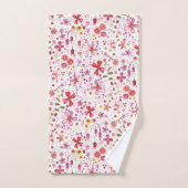 Wilde Waterverf van de Bloem Bad Handdoek (Handdoek)