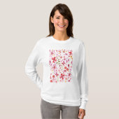 Wilde Waterverf van de Bloem T-shirt (Voorkant volledig)