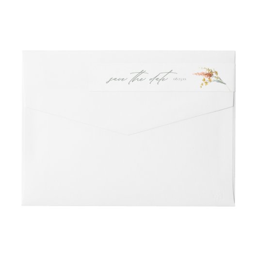 Wilde Waterverf van het Buwbloem Witte ID954 (Achterkant)